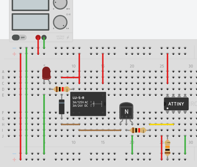 Setting up a Transistor Controlled Relay from your microprocessor