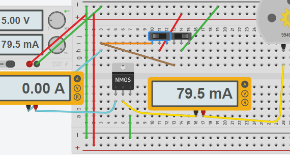 MOSFET held high