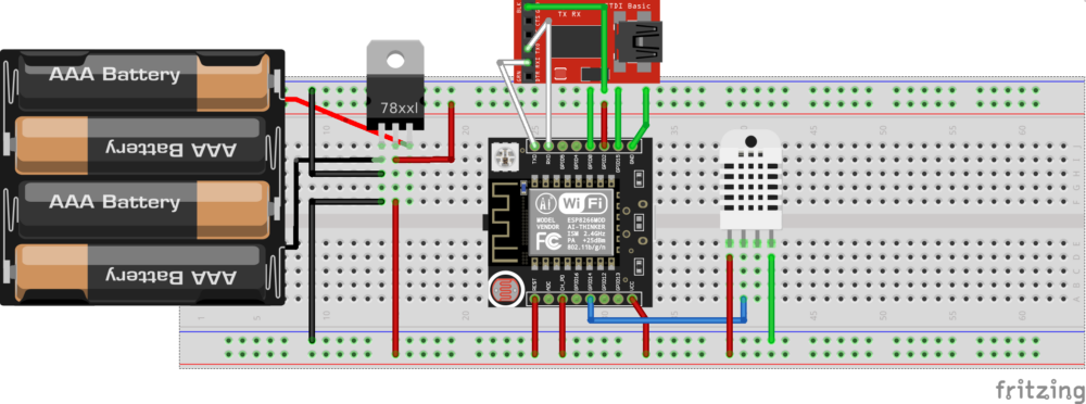 DHT22 with ESP8266