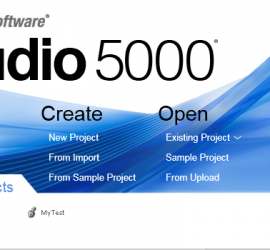 Studio 5000 Splash Screen