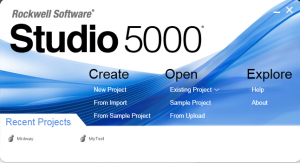 Studio 5000 Splash Screen