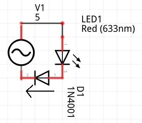 Single Diode Schematic