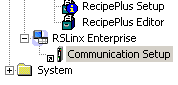 RSLinx Enterprise Comms Setup