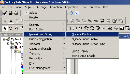 Select Numeric Display