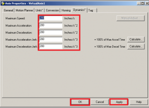 Creating a Virtual Axis in the ControlLogix processor