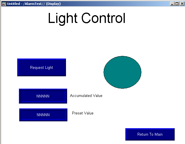 Light Control Screen