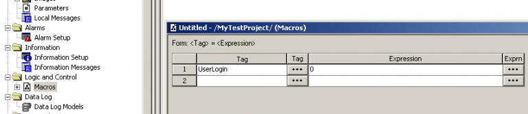 Hiding Objects when Logged out in FactoryTalk View Machine Edition