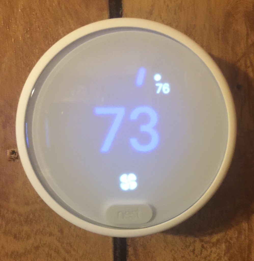 Nest Thermostat E to control your house temperature remotely.
