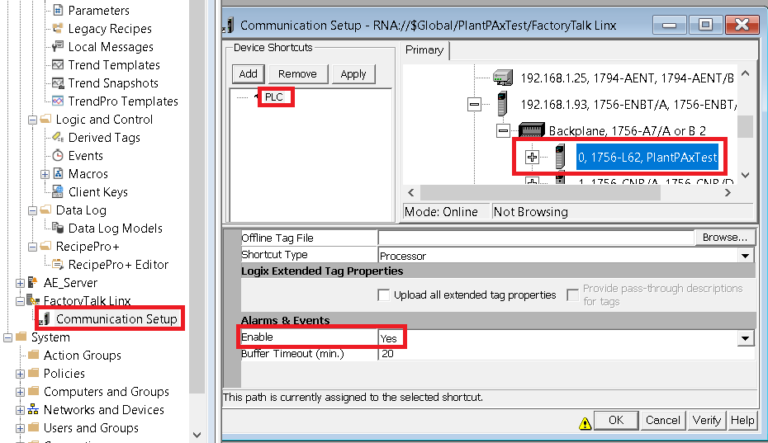 FactoryTalk View SE Alarms (Setup and Configuration) - Bryce Automation