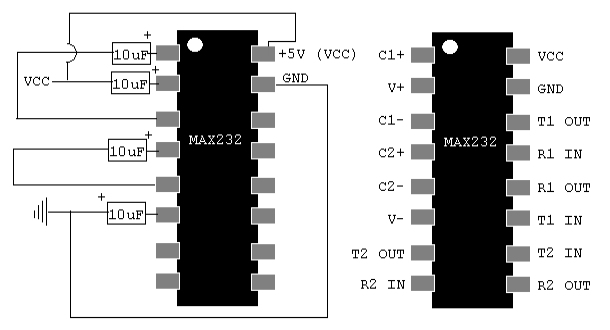 Max232 IC Pinout, Features, Pins Description And Example, 42% OFF