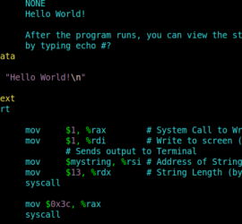 Hello World in Modern Assembly