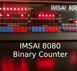 IMSAI 8080 Binary Counter