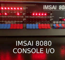 IMSAI 8080 Console I/O
